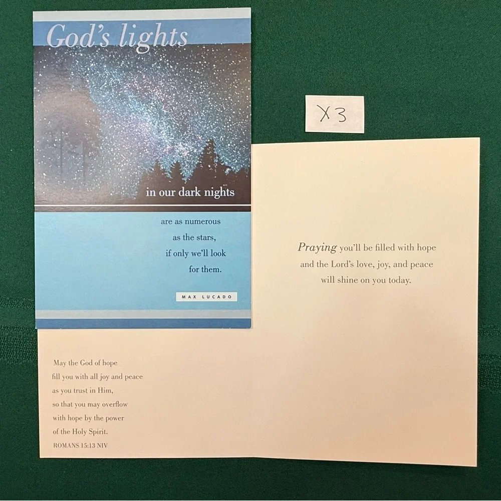 27 Day Spring Inspirational Greeting Cards - NO Envelopes